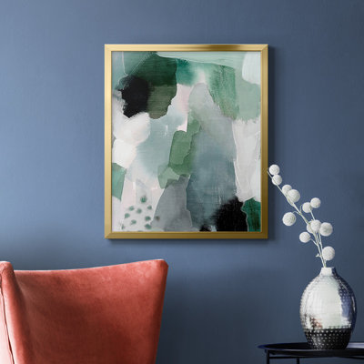 Turquoise Waters I, toile encadrée de qualité supérieure - prête à être accrochée