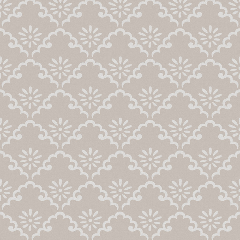 Rouleau de papier peint L 33 pi x l 21 po Adorno, Gris colombe