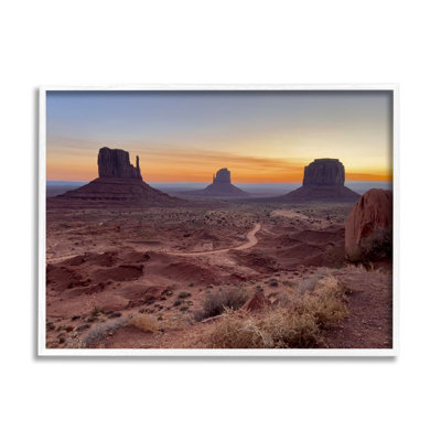 Bb-321-Canyon Buttes Landscape, encadré sur bois par Steve Toole, impression