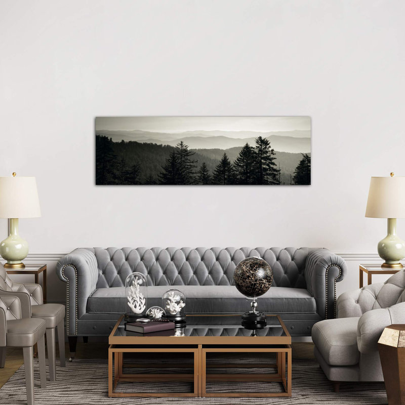 Vast Landscape, Great Smoky Mountains National Park, North Carolina, USA - Wrapped Canvas Panoramic Print