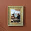 Cadre photo 3 pièces or antique 5 po x 7 po orné d'une tablette antique