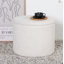 Dareona 51cm Wide Round Pouffe Ottoman-906827614
