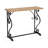 Eshen Farmhouse Metal and Wood Console Table