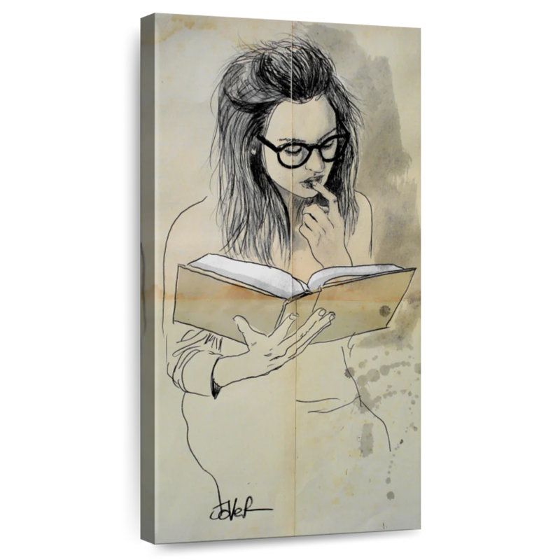 Book Girl, H 30 po x l 15 po