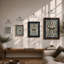 Ornate Butterfly Garden Botanical - Framed Print-364208649-364208655