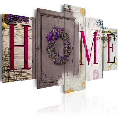 " Welcome Home " 5 - Pieces