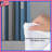 Blue Gray Vertical Bars Comforter-123992341