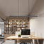 - Light Matte Black LED Square/Rectangle Pendant