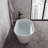 54" Streamline Soaking Freestanding Tub With Internal Drain-108964626