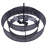 Dominique 3-Light Dimmable Drum Chandelier-1282279330