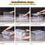Boîte à chaussures empilable en plastique transparent avec porte magnétique, boîte de rangement pour chaussures robuste, assemblage facile, conception transparente
