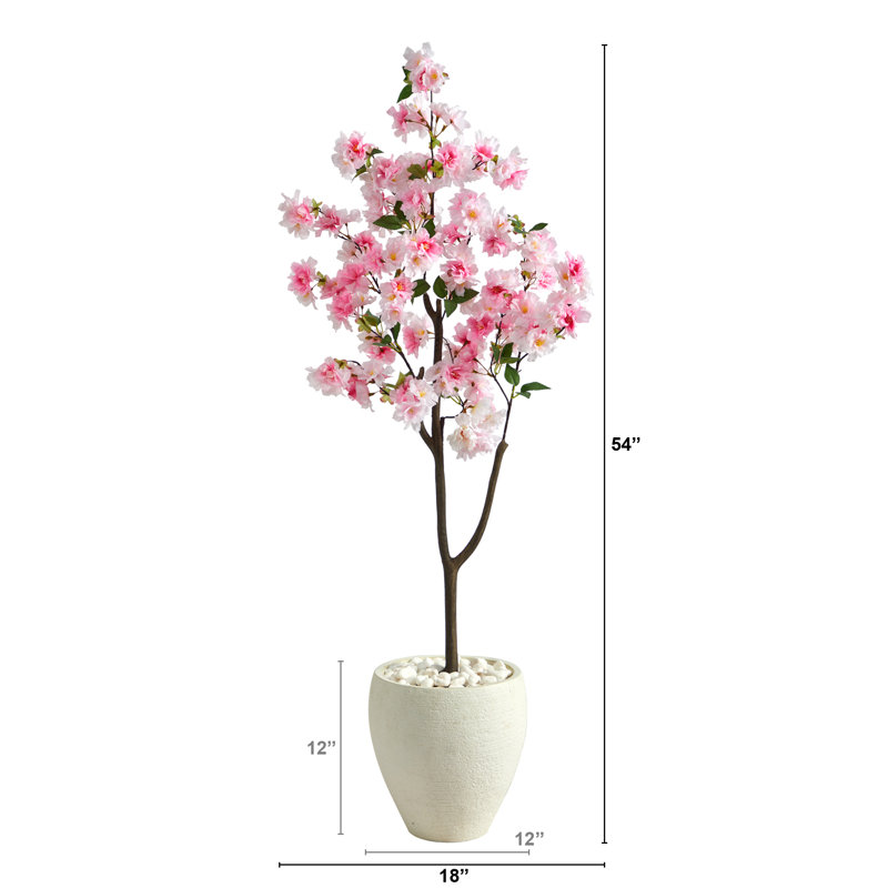 Cerisier artificiel 54 po en pot
