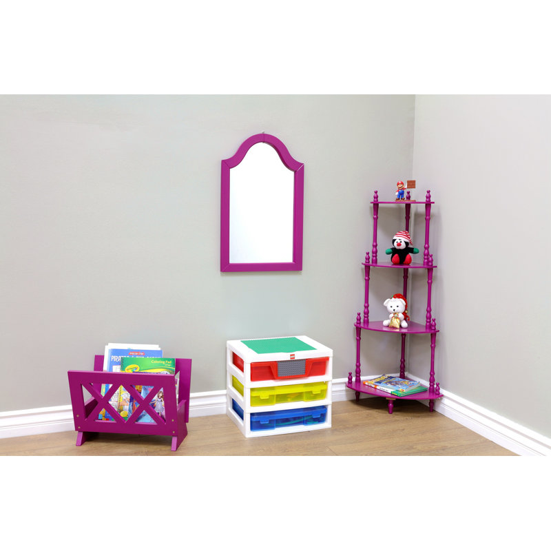 Porte-magazine contemporain, Mauve