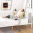Bree Metal Upholstered Platform Bed with Curved Headboard-54692852-54692853