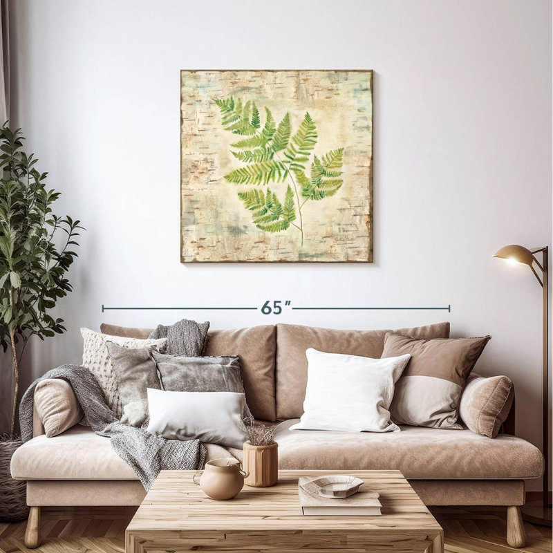 Harnek Birch Bark Ferns II, 36" H x 36" W