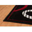 Tapis noir / rouge Gober-1632824666