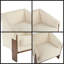 Chaise d'appoint en tissu beige Mid-Century Sierra-884233895