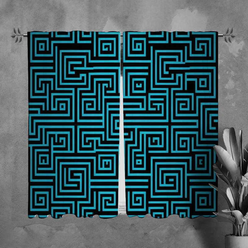 Paire de rideaux obscurcissant en polyester Nathena, L 40 po x L 82 po