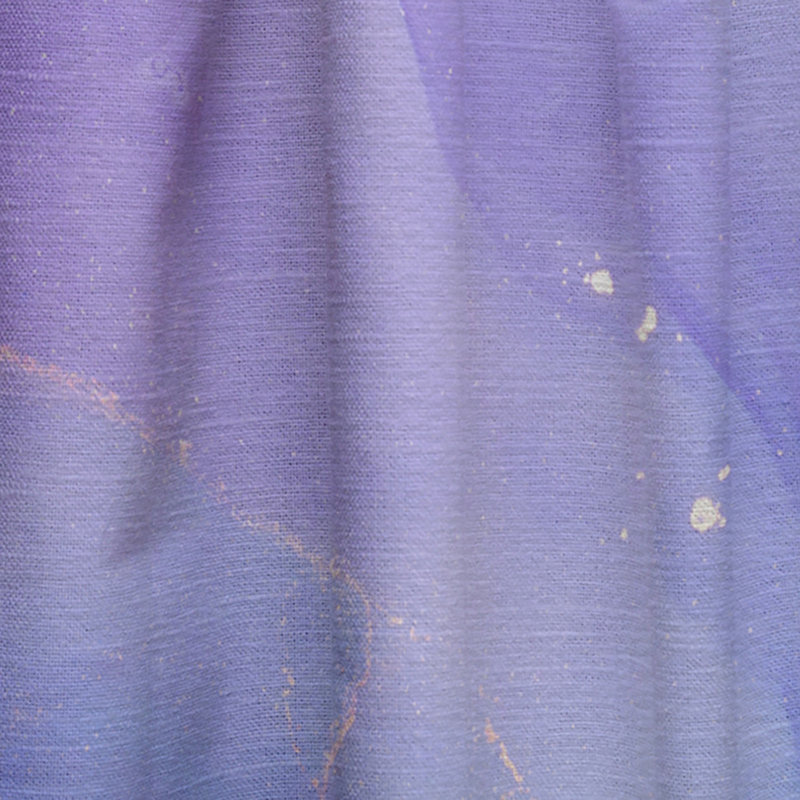 Panneau de rideau simple semi-diaphane avec passe-tringle Abstract, L 52 po x L 63 po