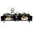 Metal Cat Litter Box Enclosure with 4 doors and 2 Compartments