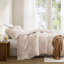 Ensemble de housse de couette en terre cuite 3 pièces, ensemble de literie pour grand lit-125869260-125869261