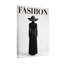 Mannequin en robe noire et chapeau-498190171