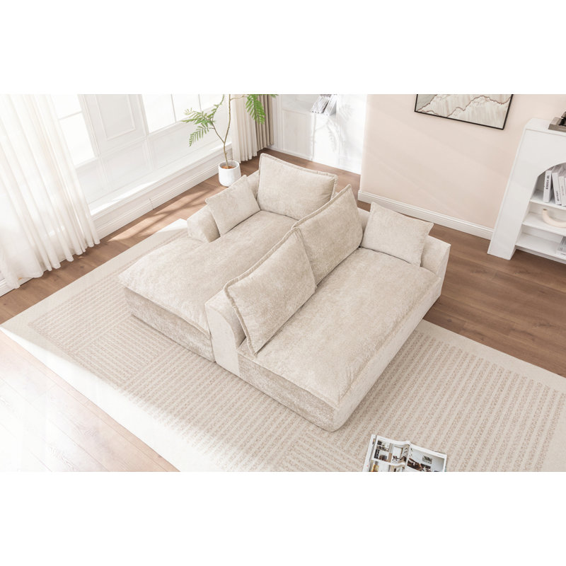 Grand Canapé Boneless, Beige