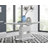 Areza High Gloss Extendable Dining Table Set with 6 Luxury Faux Leather Dining Chairs-1269207797