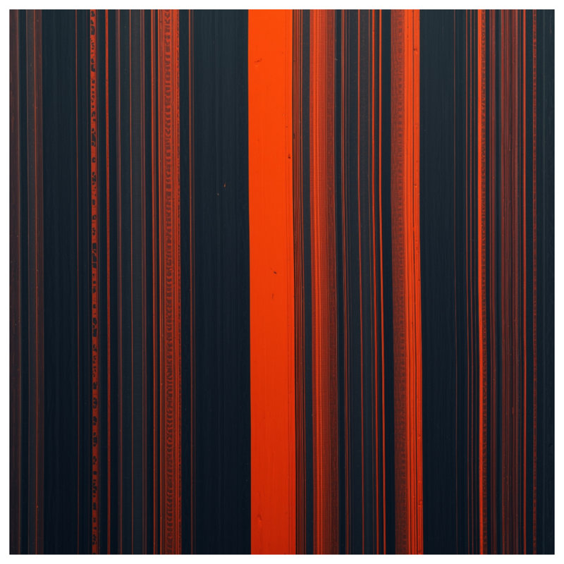 Rideaux de fenêtre à rayures noires et orange, voilages et rideaux occultant - 1 panneau, 50 po x 92 po - 1 panneau
