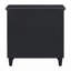 U_STYLE Table de chevet peinte de 28 po avec 3 tiroirs et rails coulissants, armoire de chevet simple avec poignée en métal, table d'appoint minimaliste avec pieds en caoutchouc pour canapé de chambre à coucher-35066915