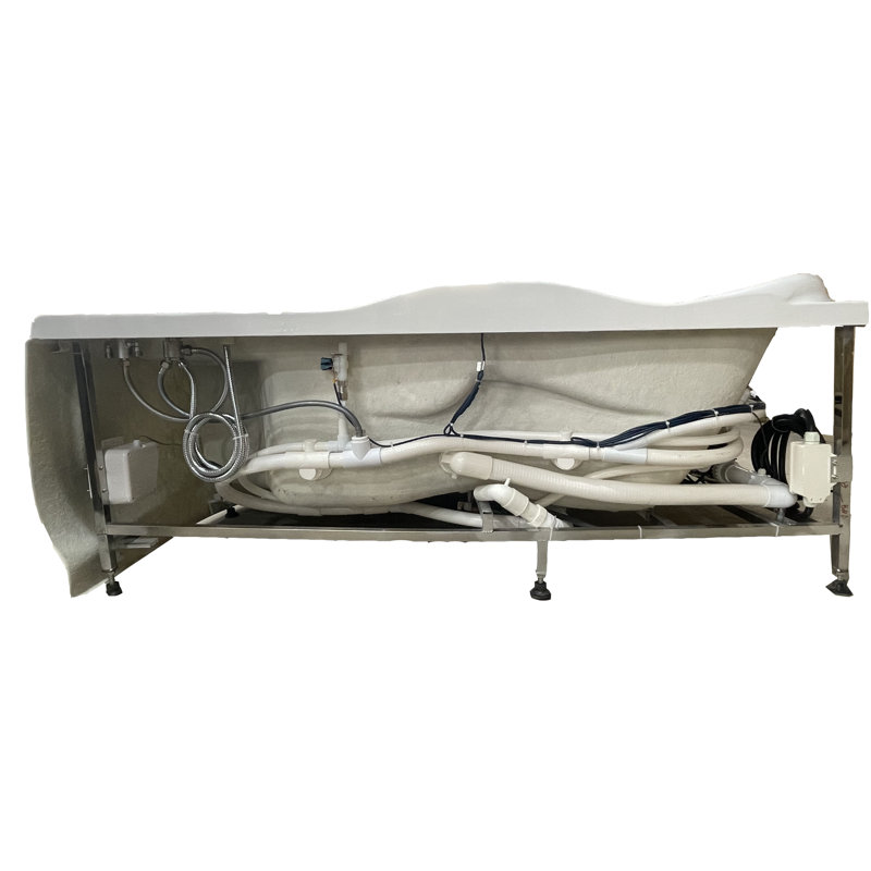 Baignoire tourbillon d'angle 70,9 "x 47,25", Droite