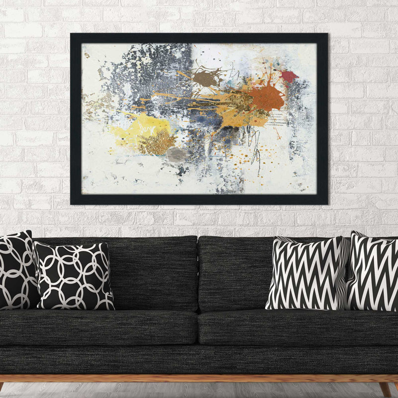 Fiesto par Patricia Pinto - reproduction de cadre photo, H 21,5 po x l 27,5 po x P 0,75 po, Cadre espresso