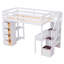 Lit mezzanine simple avec tiroirs de rangement