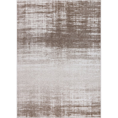 Machine Washable Nash Brown/Ivory Rug