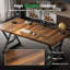 Bureau d'ordinateur avec plateau en bois épais et structure en métal-1406448263-1406448265