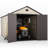 Plastic Outdoor Patio Storage Shed-92561331-92561329