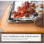 Planche à découper et à pâtisserie Elihome Essential pour la cuisine, planche à découper en fibre de bois pour la cuisine, sans couteaux, lavable au lave-vaisselle, pieds antidérapants, rainure à jus, non poreuse, écologique, 15 po x 18 po