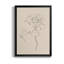 Floral Contour Study I - Toile encadrée de qualité supérieure - prête à être accrochée-496551158-496551157