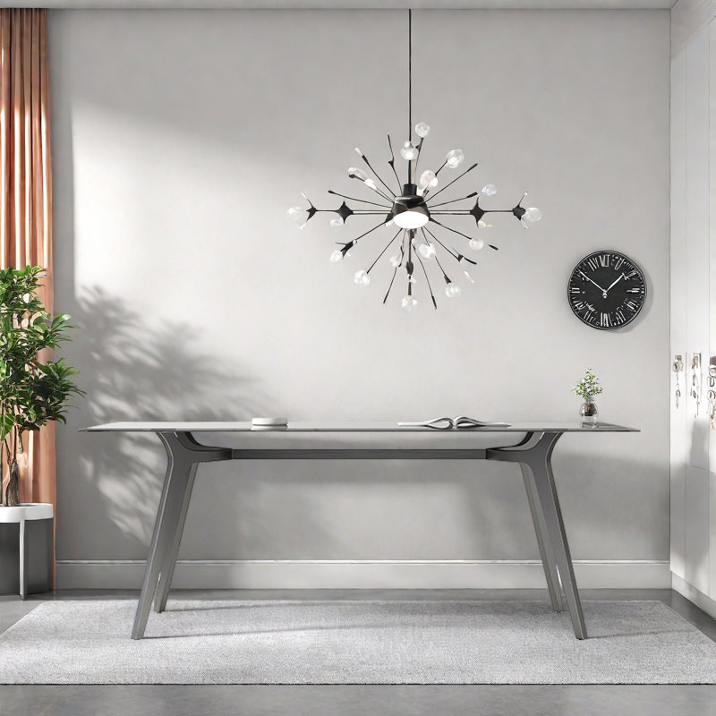 Modern Minimalist Dining Table., 29.53"H x 59.06"L x 31.5"W