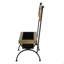 Jardinière en bois brun rustique 19 x 11 x 24 po avec cadre en fer noir