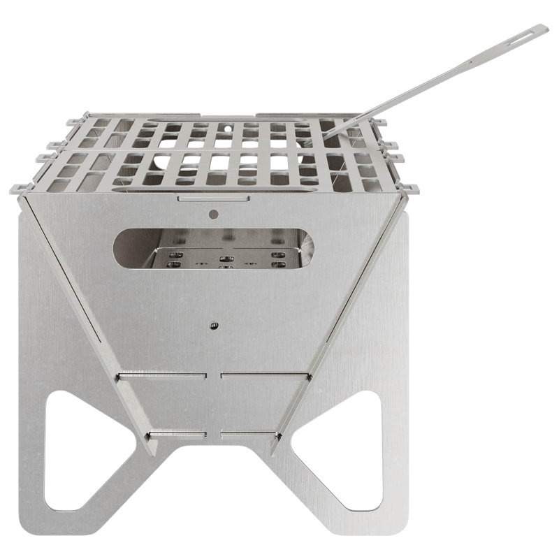 VidaXL 42cm W Wood Pellet Grill