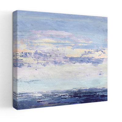 Blue Wave No. 2 Abstract Coastal Landscape Art