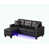 Tissu noir est en rupture de stock