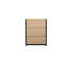 Taveah 109cm H x 89cm W Bookcase