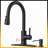 Stainless Steel Pull-Down Kitchen Faucet – High Arc, 3 Modes, with Soap Dispenser-113856525-113856526