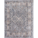3 Oriental Area Rug in Gray
