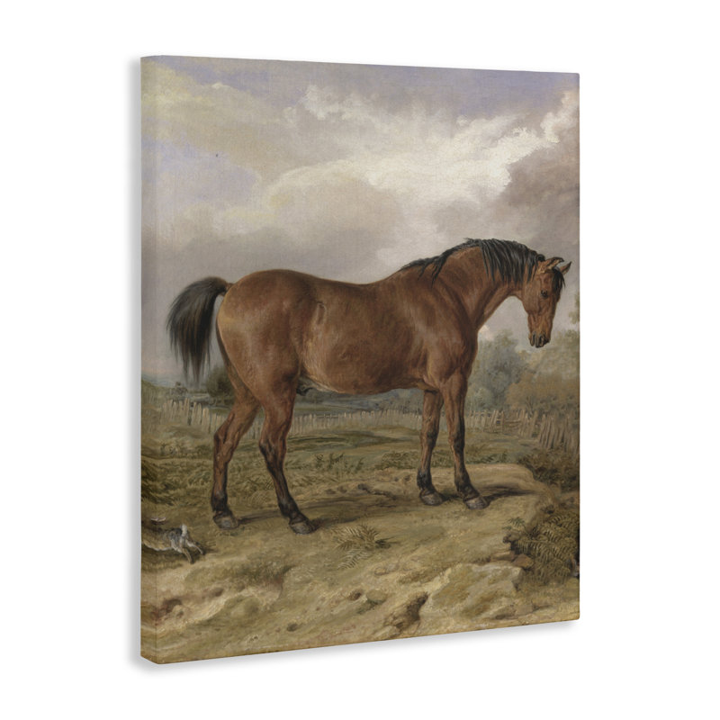 «Horse & Hare in Nature» par Corinne Haig, H 20 po x l 16 po