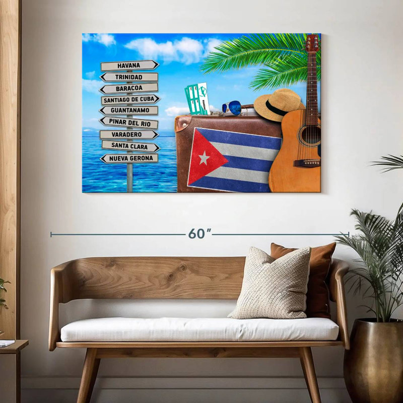 Borges Cuban Summer Holiday, H 32 po x l 48 po