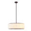 Lustre tambour 24 po à 5 lumières plissées-873919595