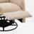 Swivel Rocker Recliner Chair With Manual Recline, Upholstered Glider Recliner For Nursery & Living Room-228854821